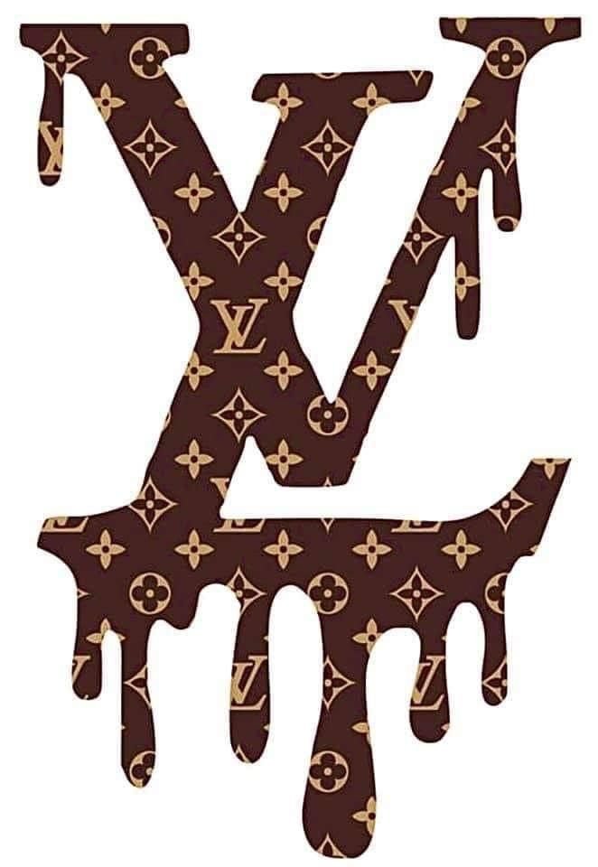 LV Louis Vuitton Full Color Logo (heat transfer)