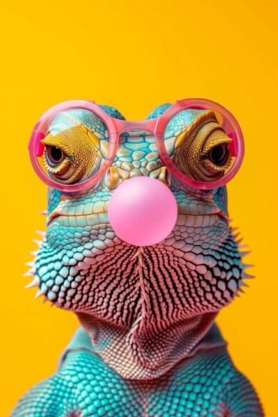 IA chameleon Color Logo heat transfer