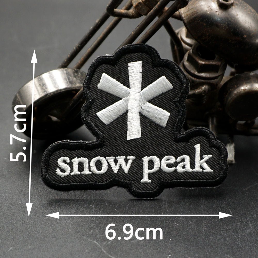 SNOW PEAK HATCH BB141-2 Embroidered Patch - Heat Apply
