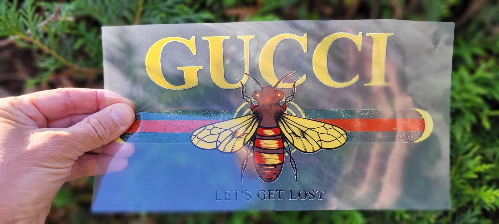 Gucci Bee Big Color Logo