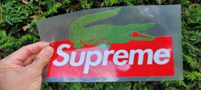 Supreme x Lacoste Collab' Big Color Logo