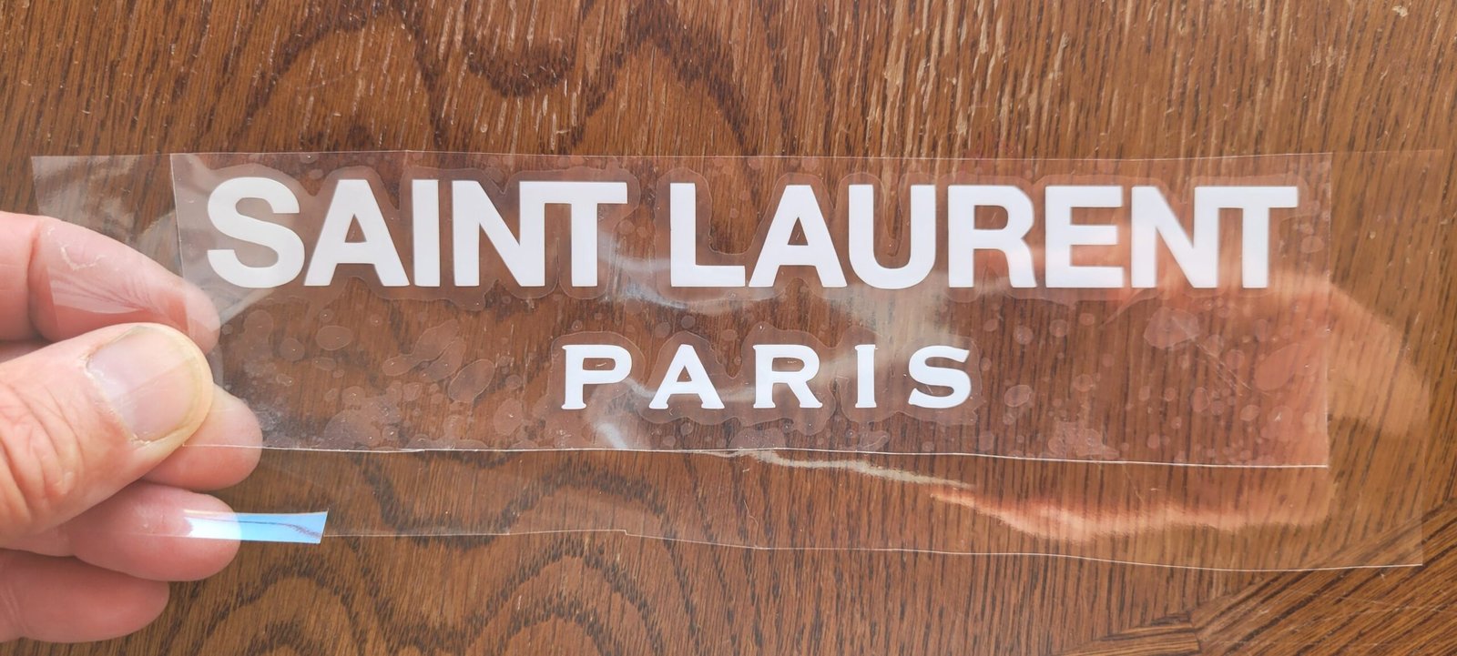 YSL Yves Saint Laurent Logo Iron-on Sticker (heat transfer) - Image 2