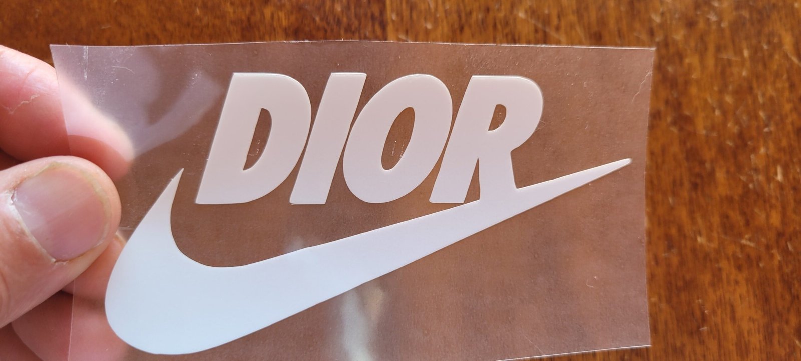 Nike x Dior Logo Iron-on Sticker (heat transfer) - Image 5