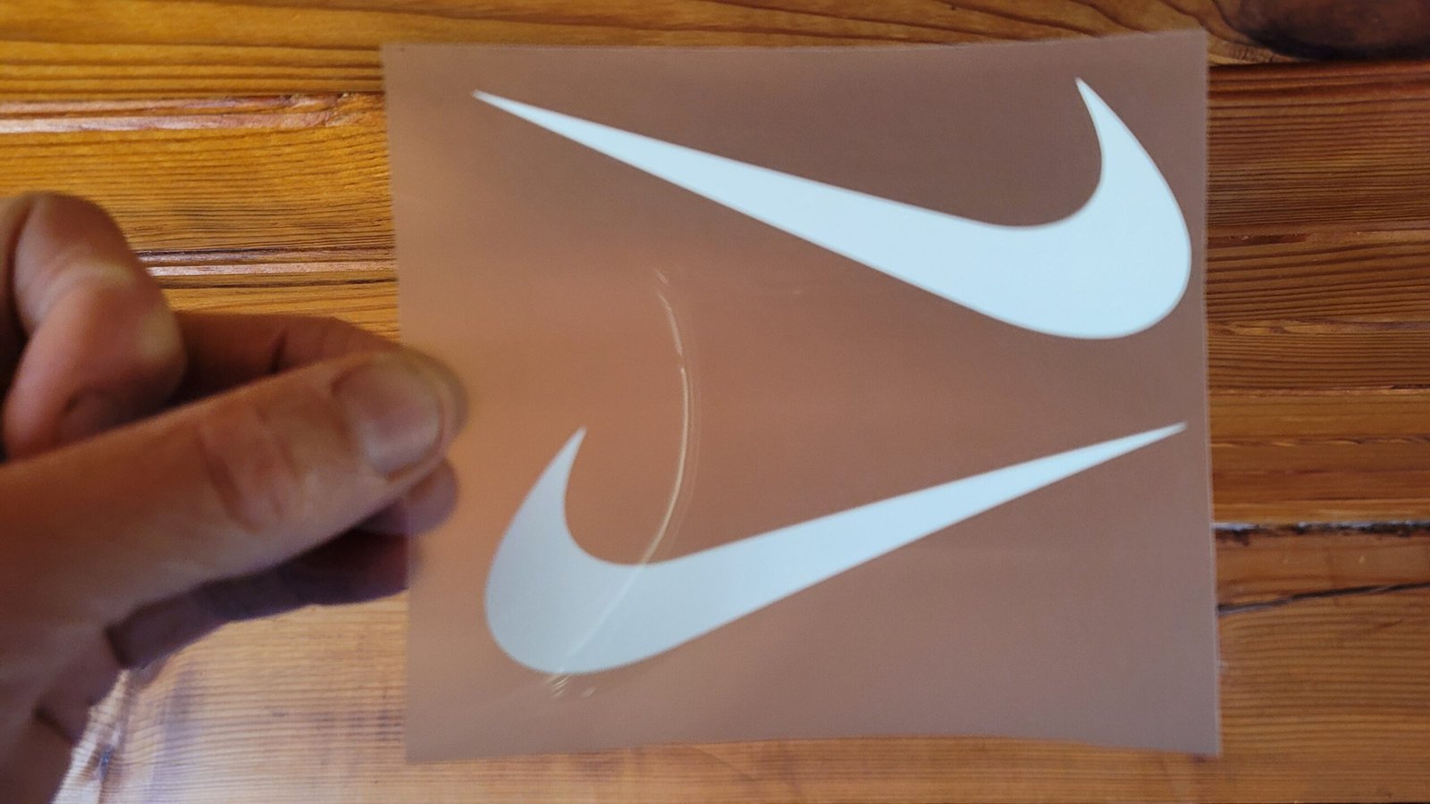 2 x Nike Swoosh 1x LEFT + 1 RIGHT Logo Iron-on Sticker (heat transfer) - Image 2