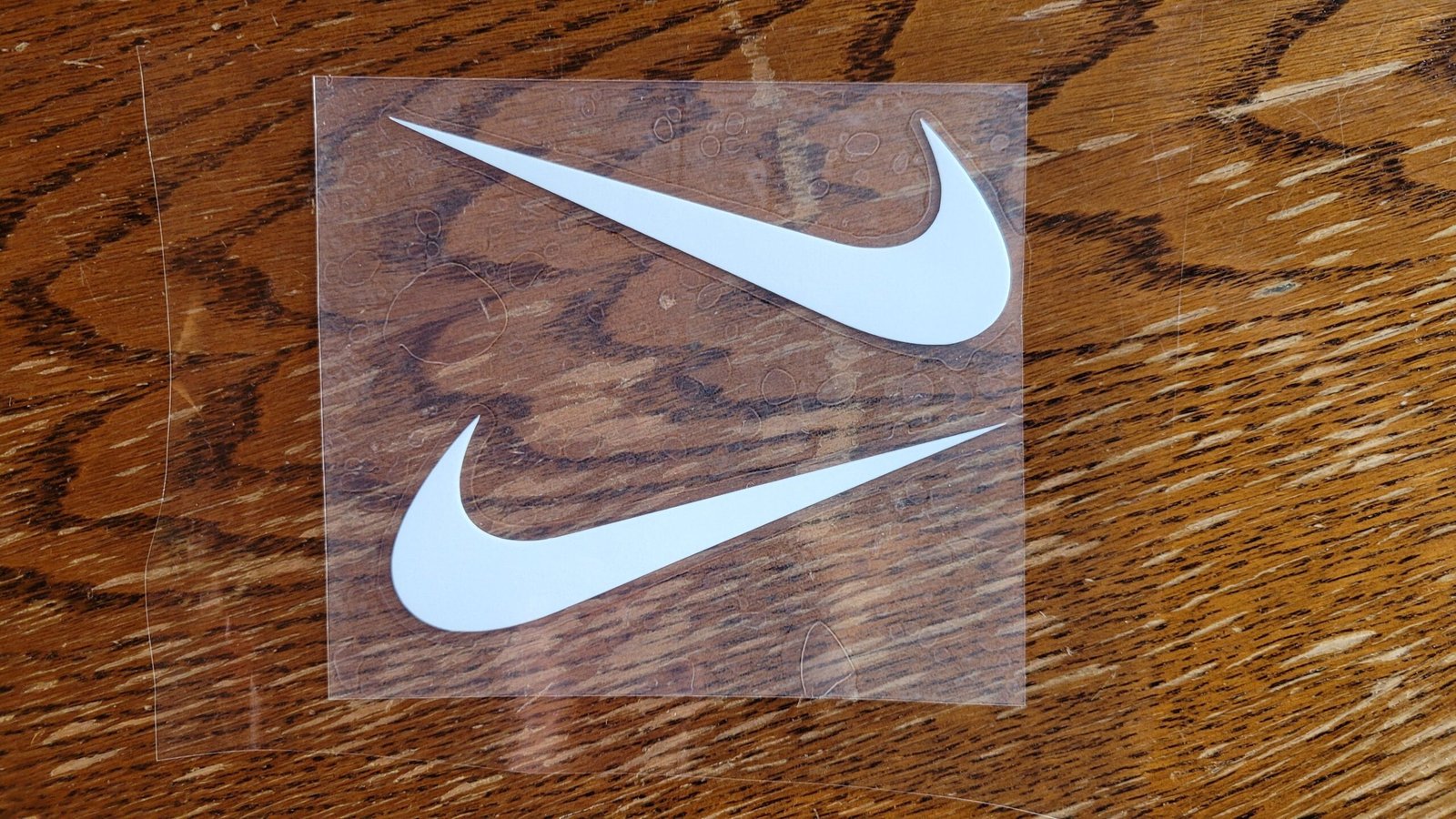 2 x Nike Swoosh 1x LEFT + 1 RIGHT Logo Iron-on Sticker (heat transfer)