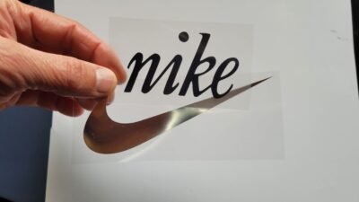 Nike two colours old school Logo Iron-on Sticker (heat transfer)