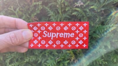 SUPREME patch Gucci Logo