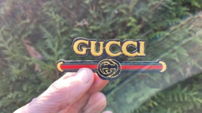 Embroidered patch Gucci Logo