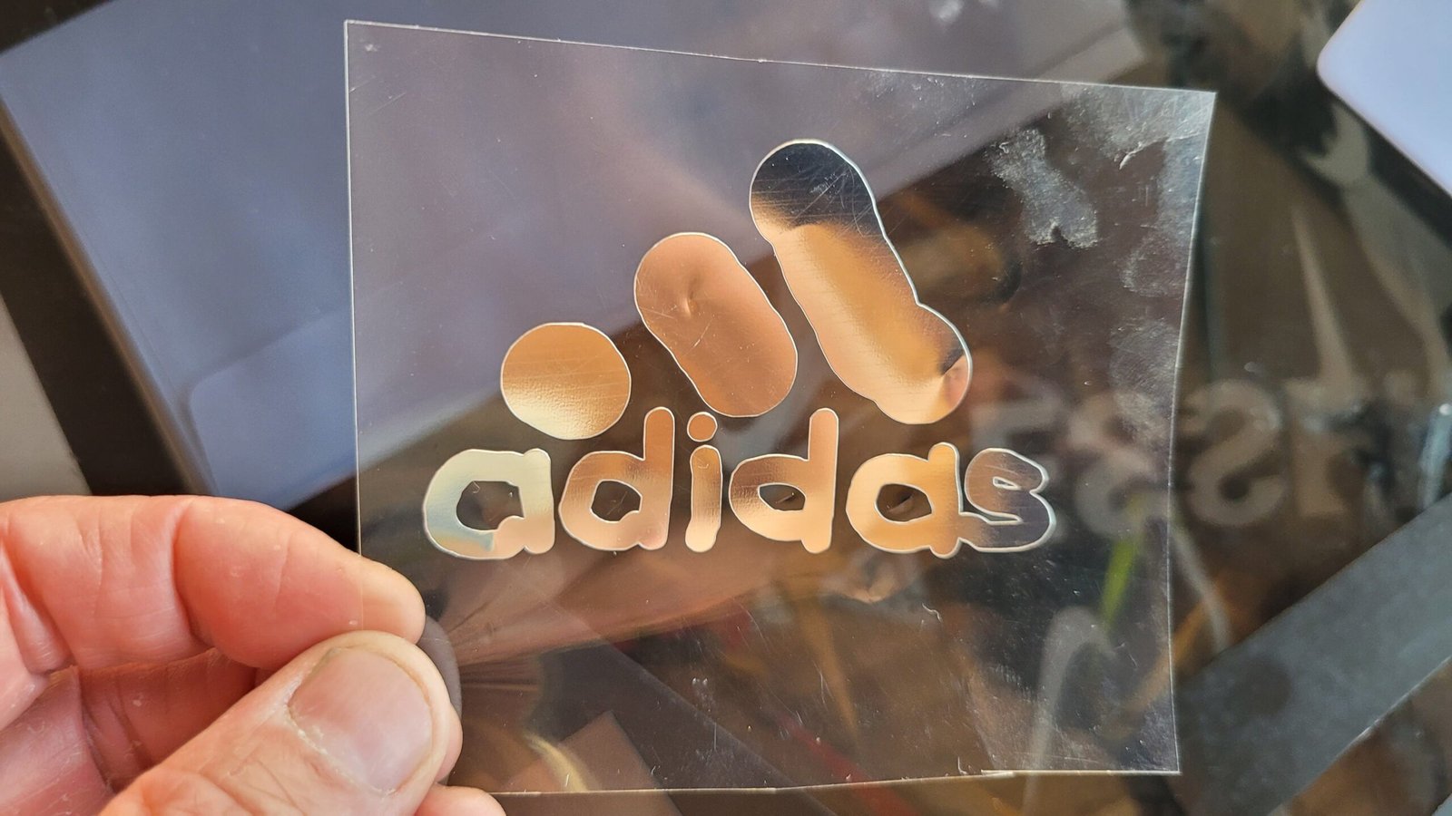 Adidas Artistical Logo Iron-on Decal (heat transfer patch) - Image 3