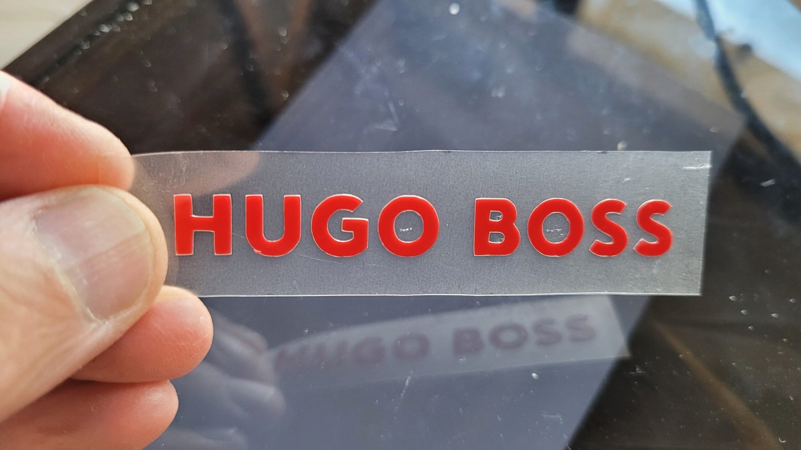 NEW Hugo Boss Logo Iron-on Sticker (heat transfer) - Image 2