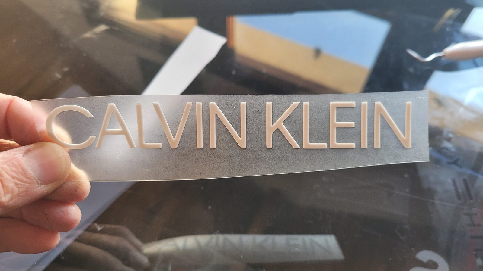 Symbol Calvin Klein logo Iron-on Sticker (heat transfer) - Image 2