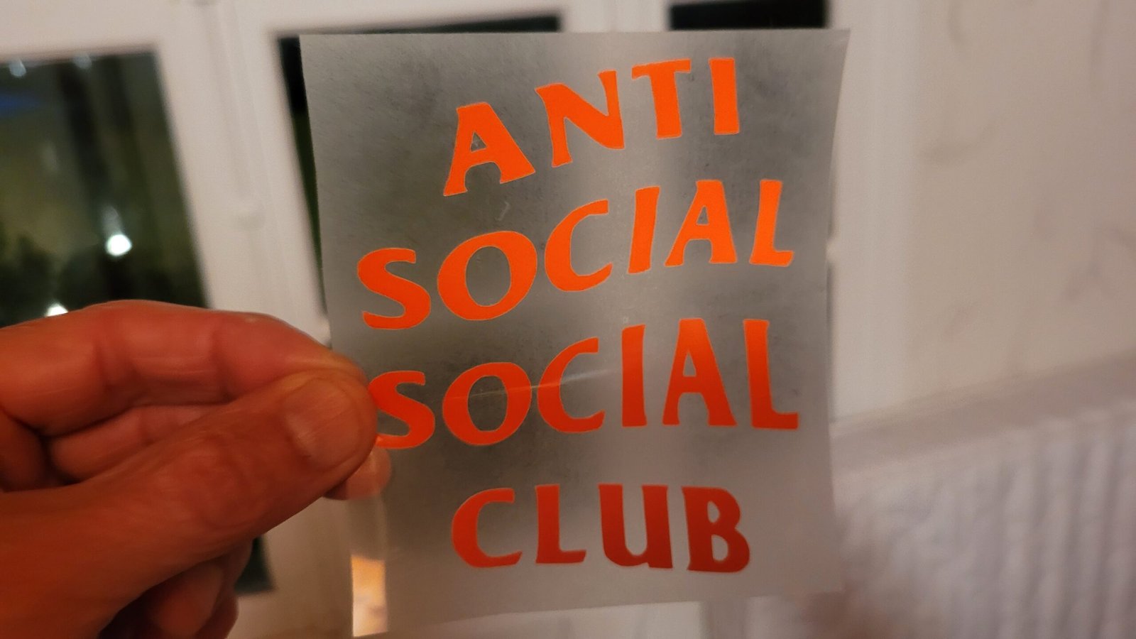 Anti Social Club Logo Iron-on Sticker (heat transfer) - Image 3