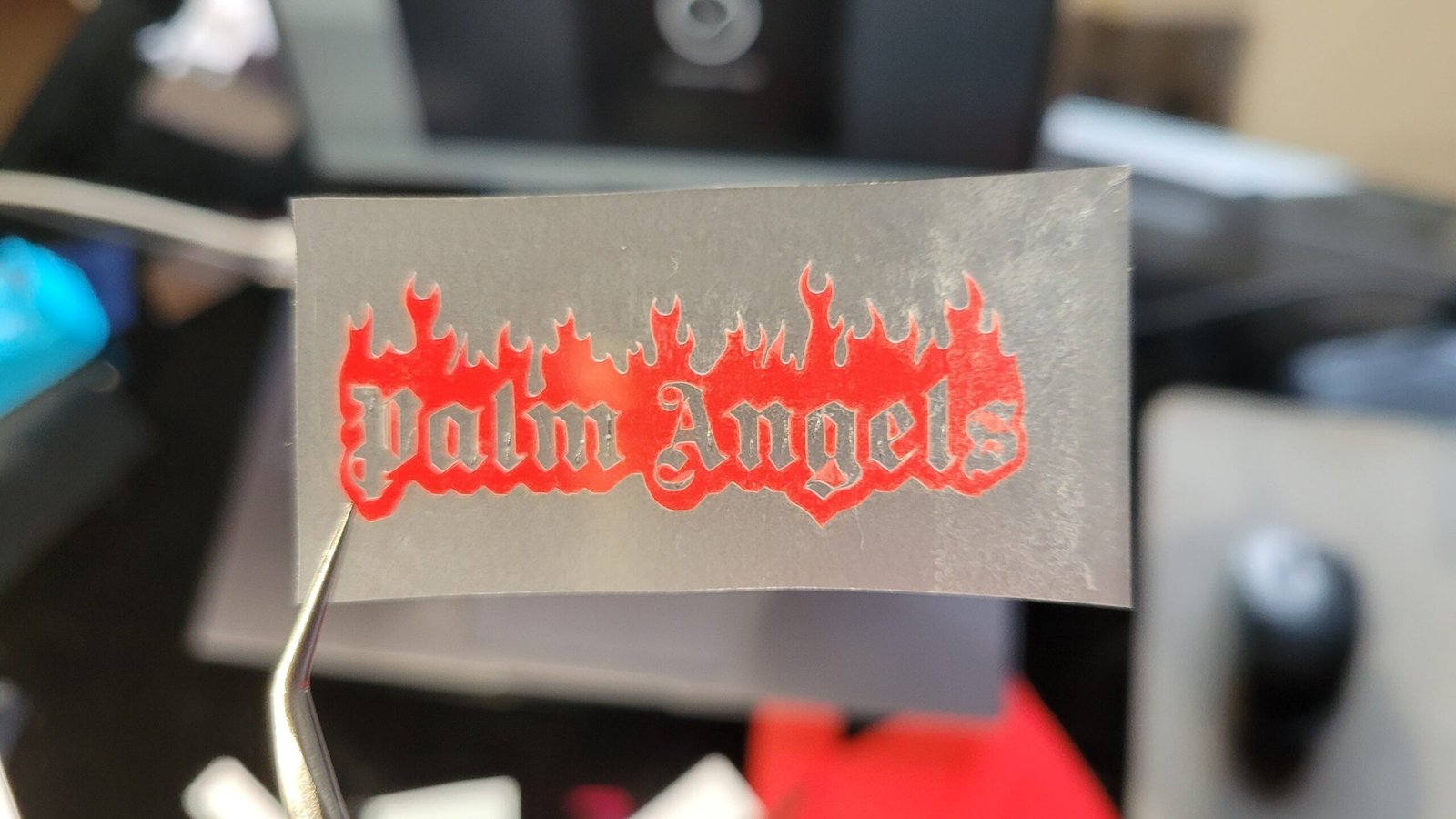 Palm Angels Fire Logo Iron-on Sticker (heat transfer) - Image 2