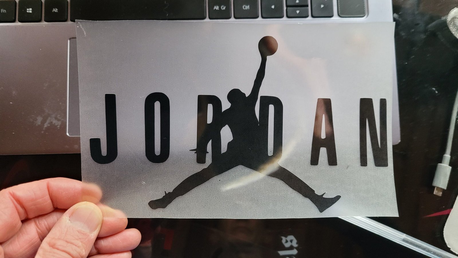 Jordan Logo Iron-on Sticker (heat transfer) - Image 2
