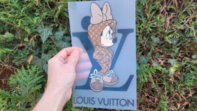 LV Louis Vuitton Mini Flower Mini Big Color Logo