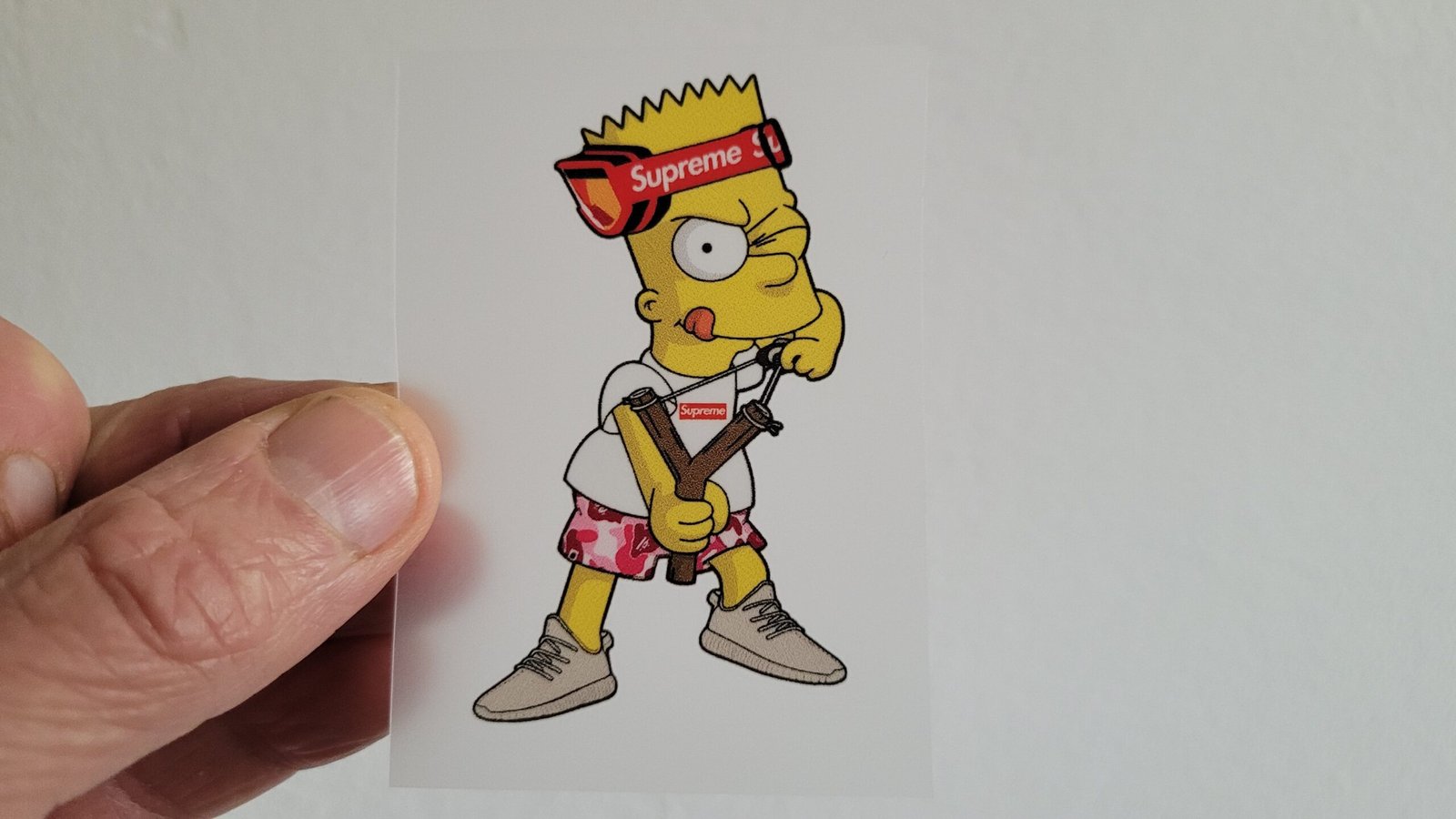 Small Full-Color Supreme Logo Transfer