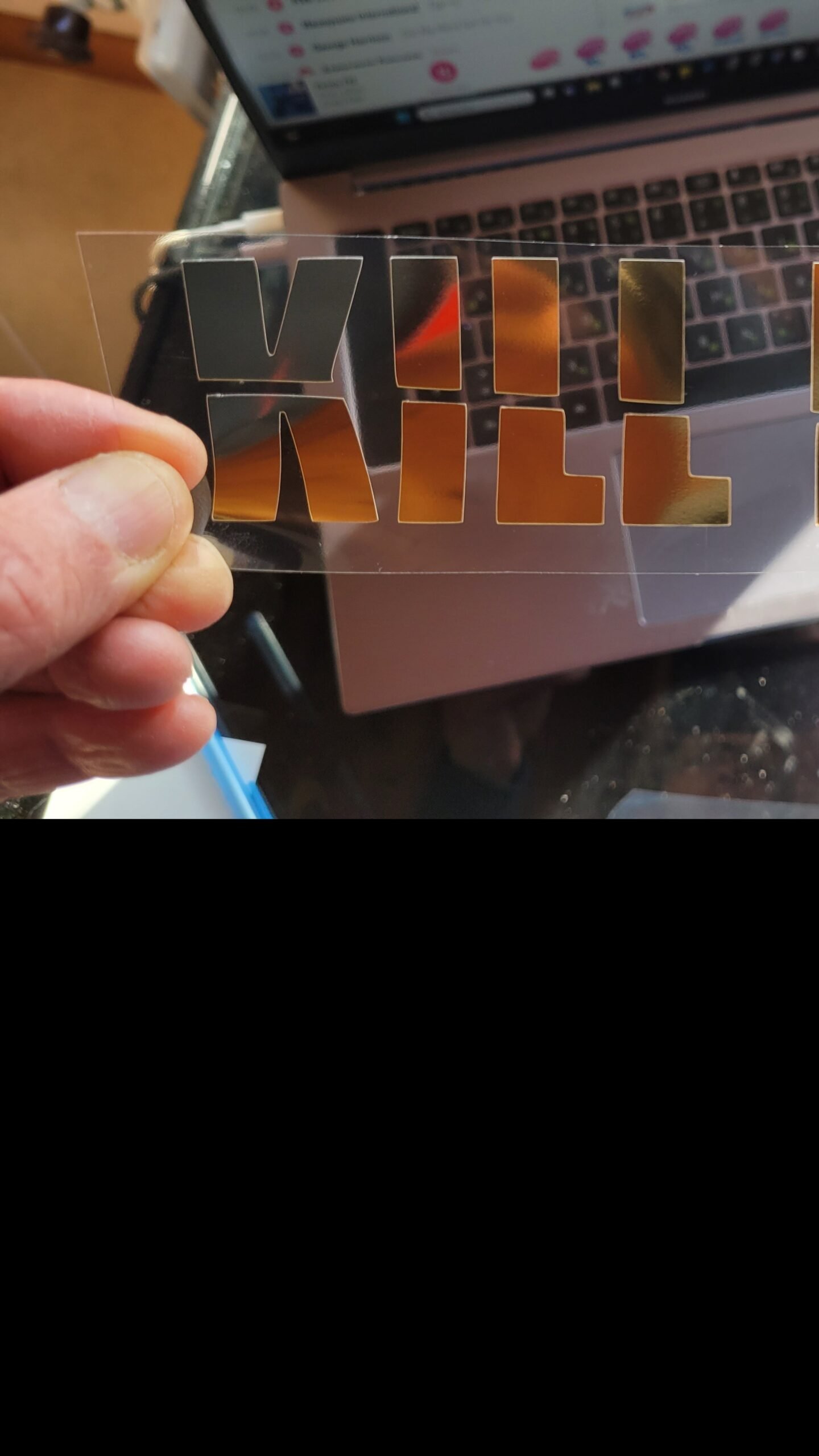 Kill Bill Logo Iron-on Sticker (heat transfer) - Image 2