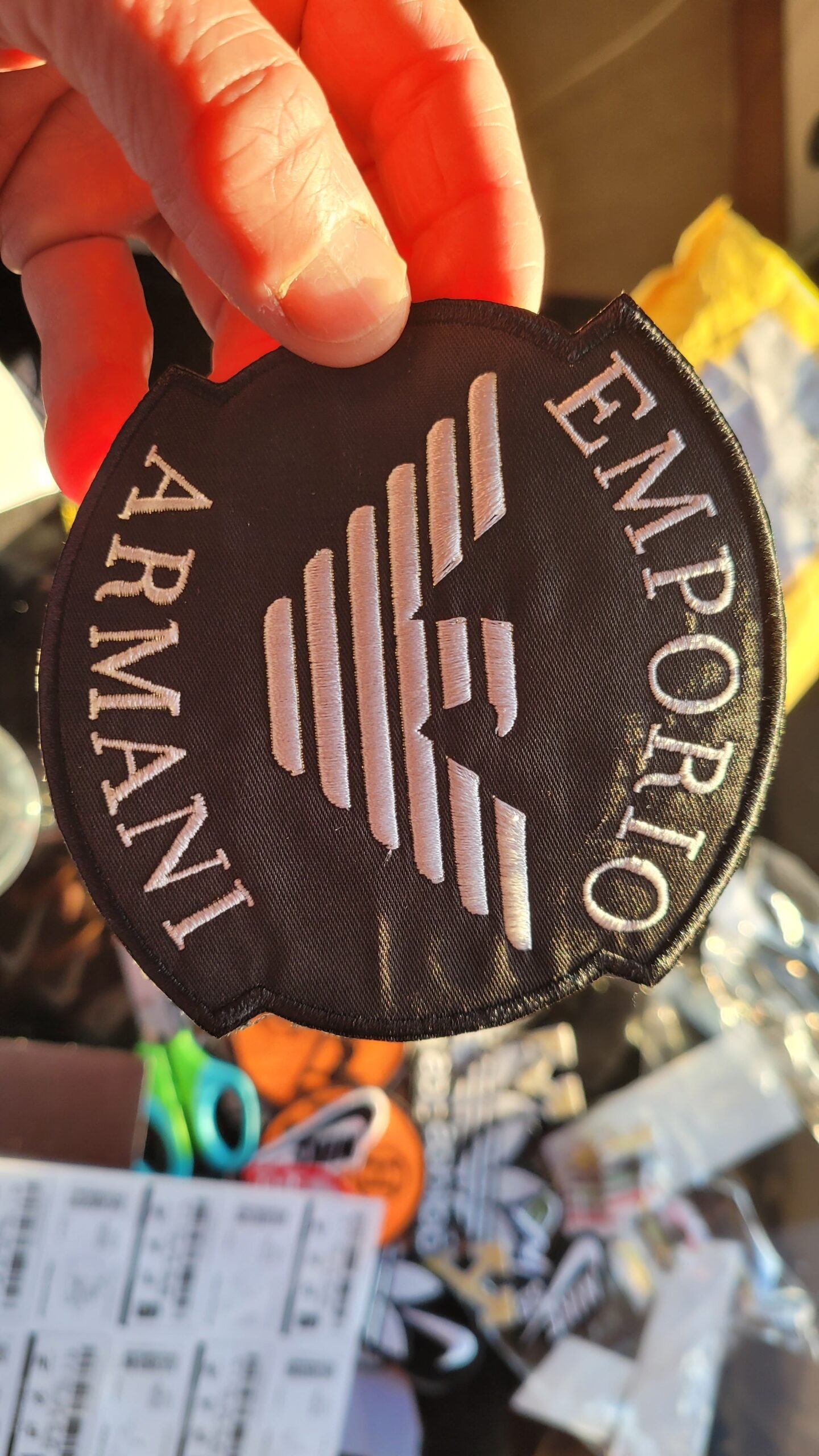 Amporio Armani logo patch