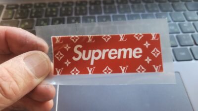 Supreme x LV Small Color Logo