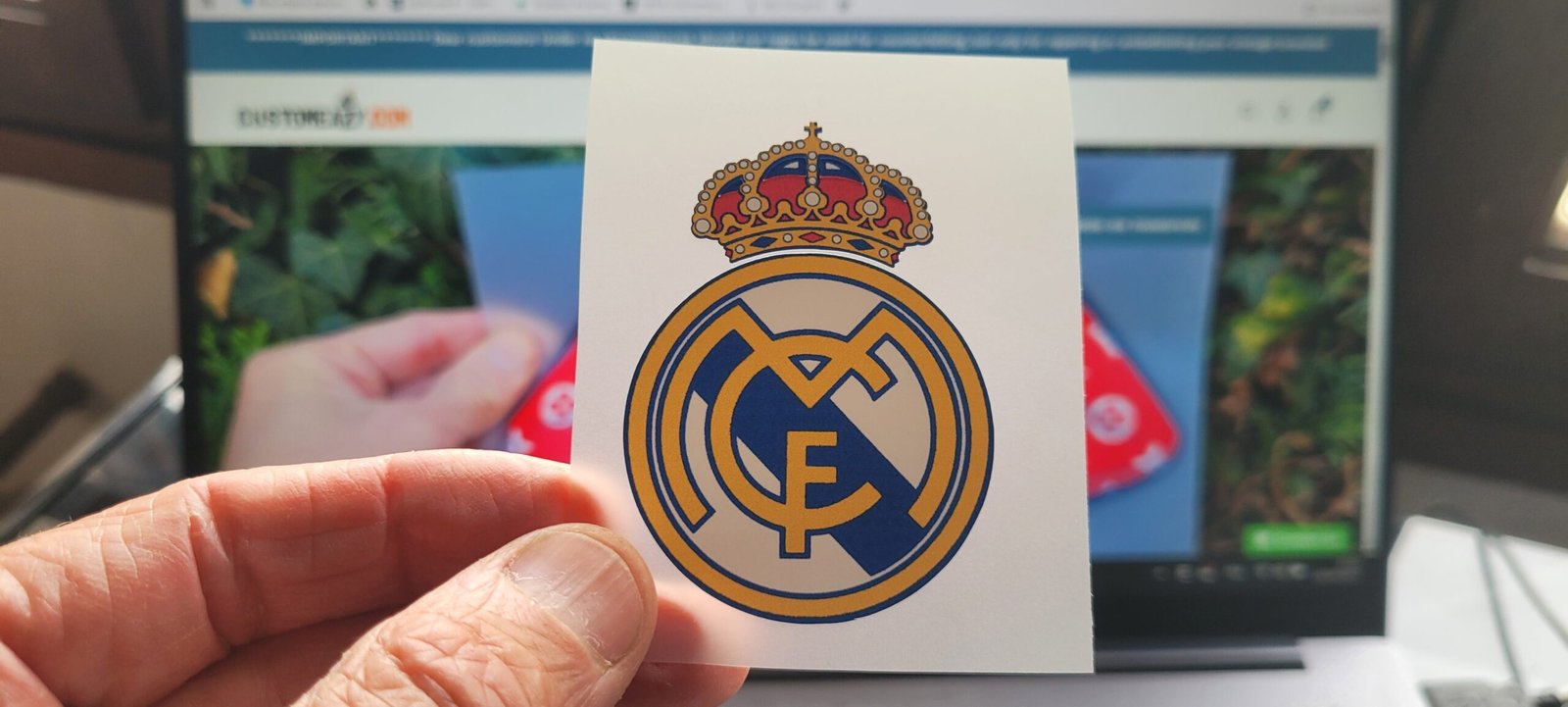 Real Madrid FC colored Logo Iron-on (heat transfer)