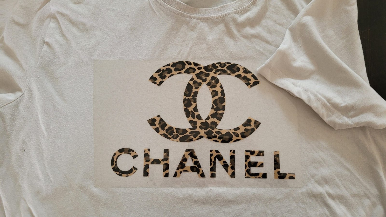 SALE! Chanel Leopard Logo Iron-on Sticker (heat transfer) - Image 3