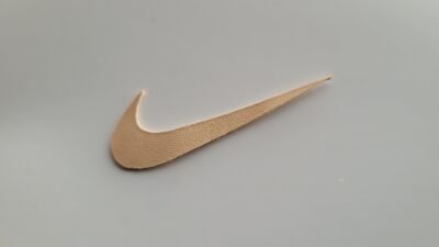 Nike Swoosh Logo – Real Leather Iron-On Patch