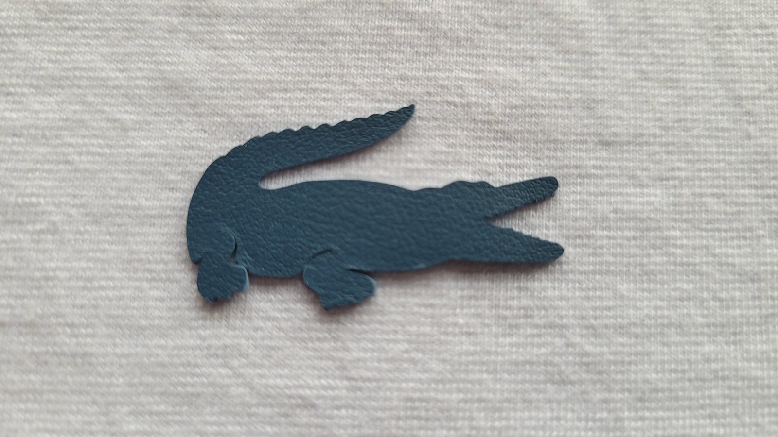 Lacoste Logo – Real Leather Iron-On Patch - Image 2