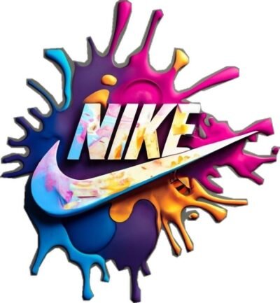 Nike Splash Full Color Logo (heat transfer)
