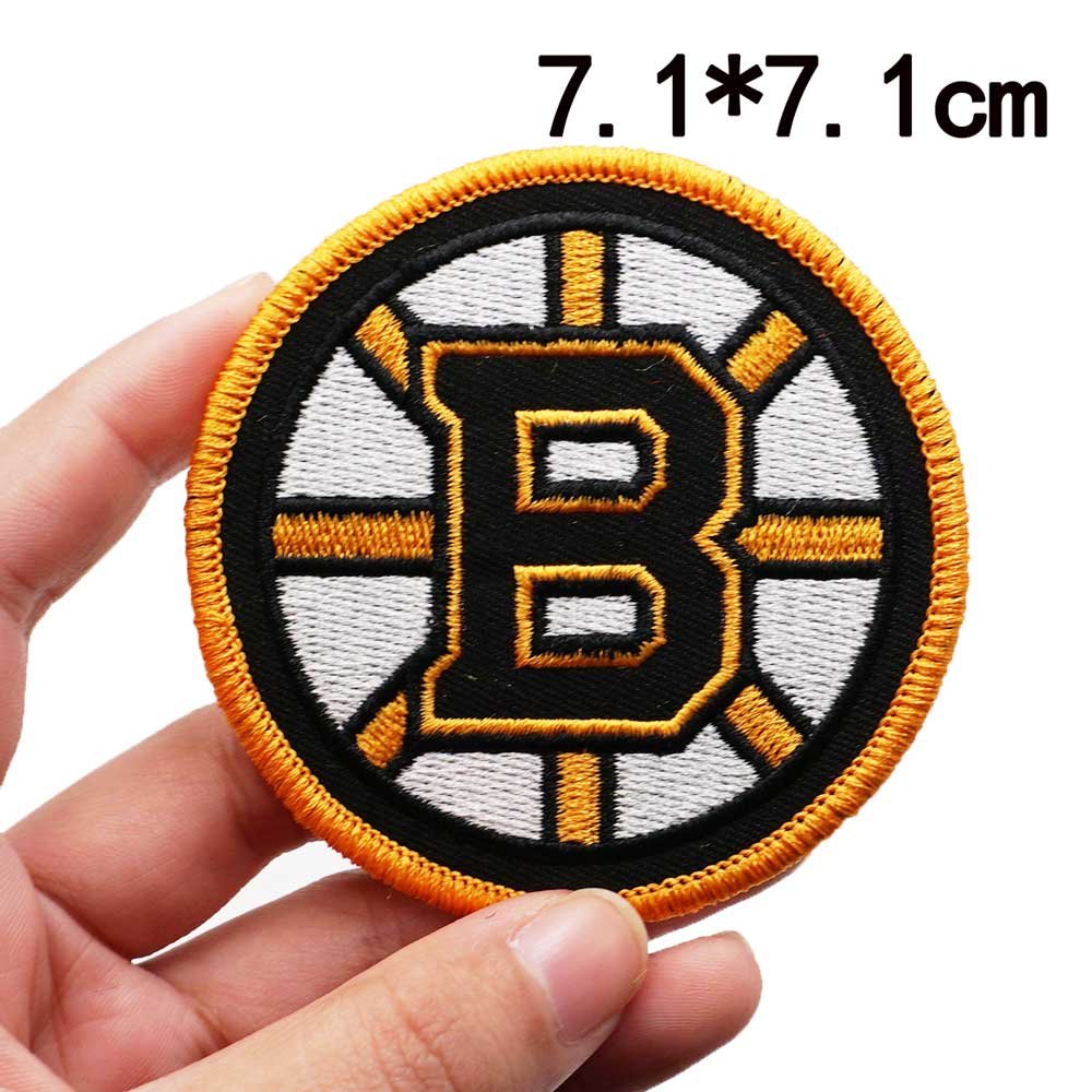Boston Bruins Ice Hockey HATCH BA16-1 Embroidered Patch - Heat Apply