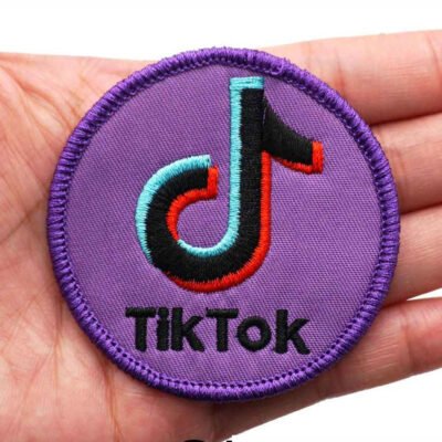 TIK TOK PHATCH BA89-1 Embroidered Patch - Heat Apply