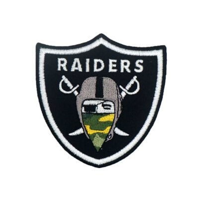 Las Vegas Raiders HATCH BA78-1 Embroidered Patch - Heat Apply