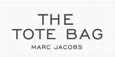 The Tote Bag Marc Jacobs Logo Iron-on Patch