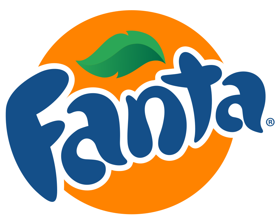 Fanta Logo Iron-On Patch – Full-Color Print