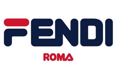 Fendi x Fila Collab Logo Sticker Iron on