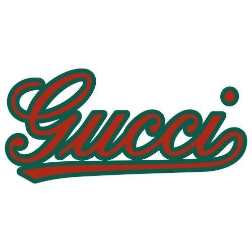 Gucci Green and Red Old Style colored Logo Iron-on (heat transfer)