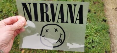 Nirvana Iron-on Decal (heat transfer)