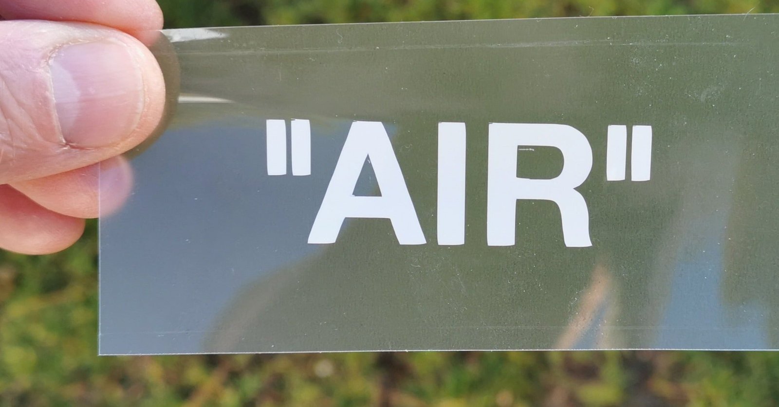 OFF WHITE "air" Iron-on Decal (heat transfer) - Image 2
