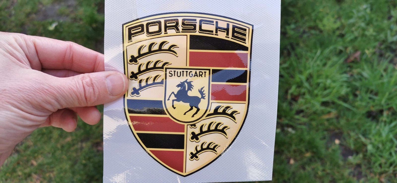 Porshe Logo Iron-on patch (heat transfer) - Image 2