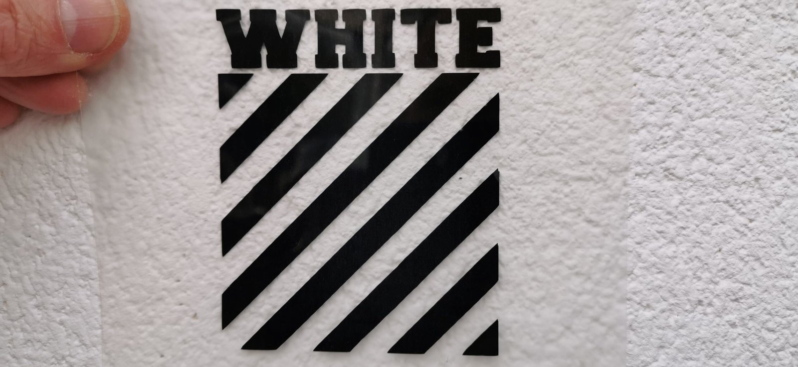 OFF WHITE "White" Iron-on Decal (heat transfer) - Image 2