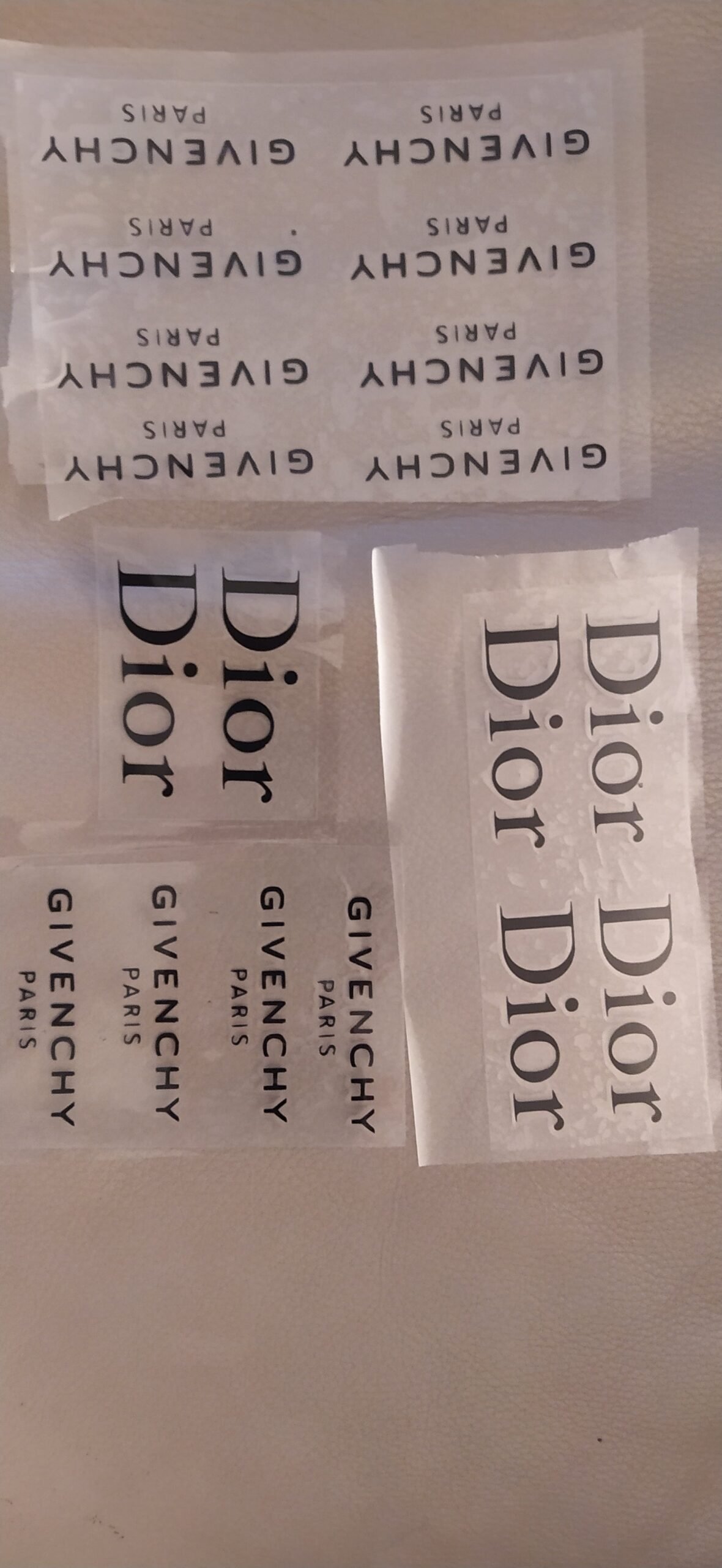 Givenchy Logo Iron-on Sticker (heat transfer) - Image 5