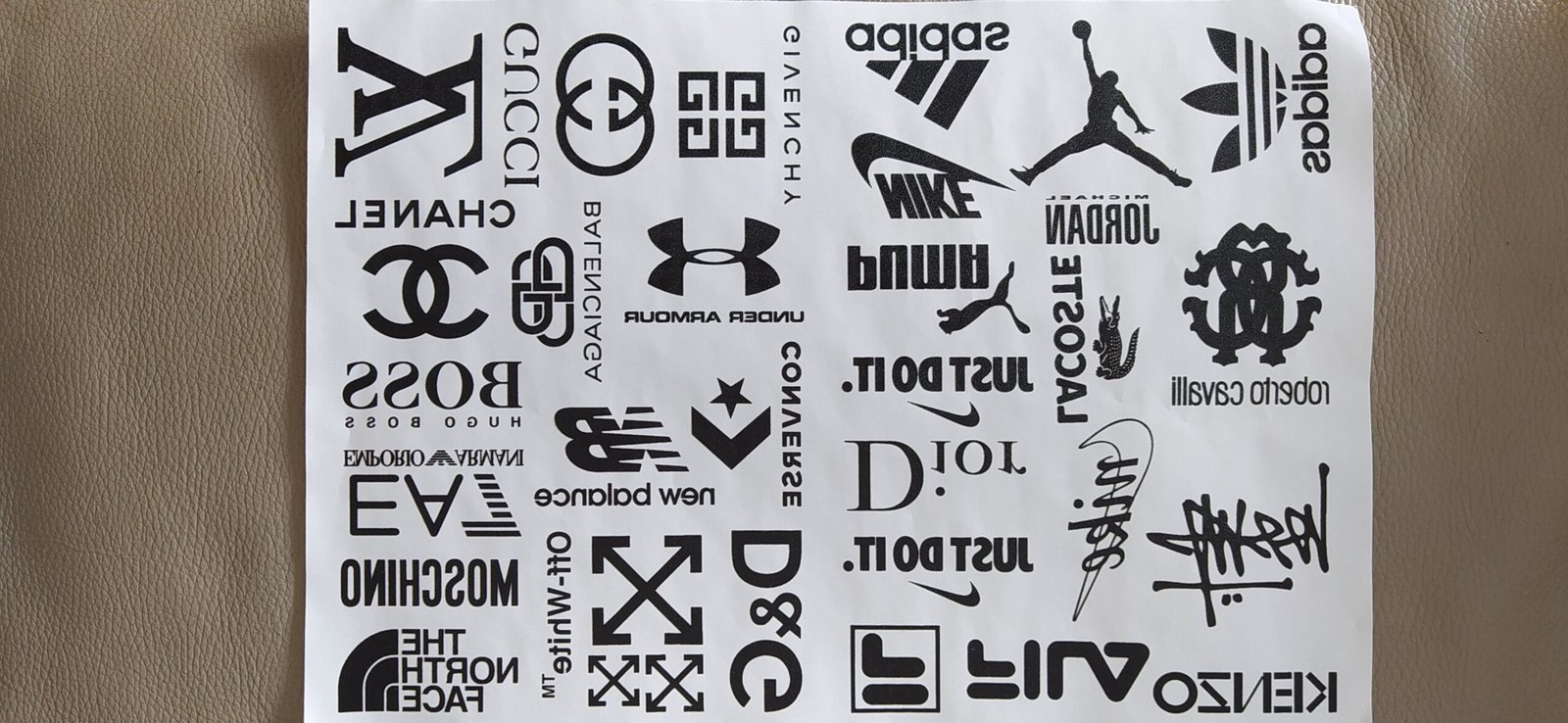 Various Logos Full Printed Sheet - Image 2