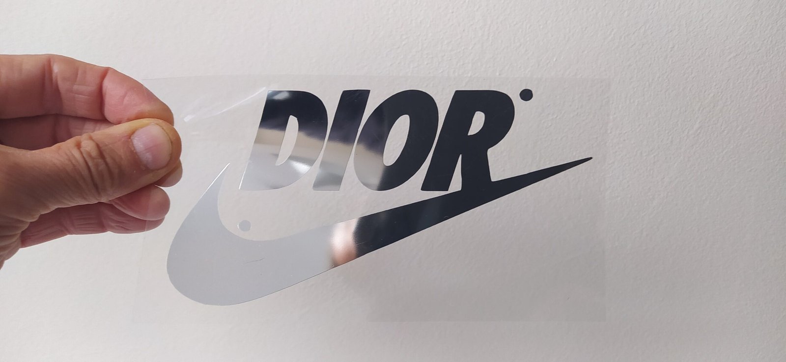 Nike x Dior Logo Iron-on Sticker (heat transfer) - Image 4
