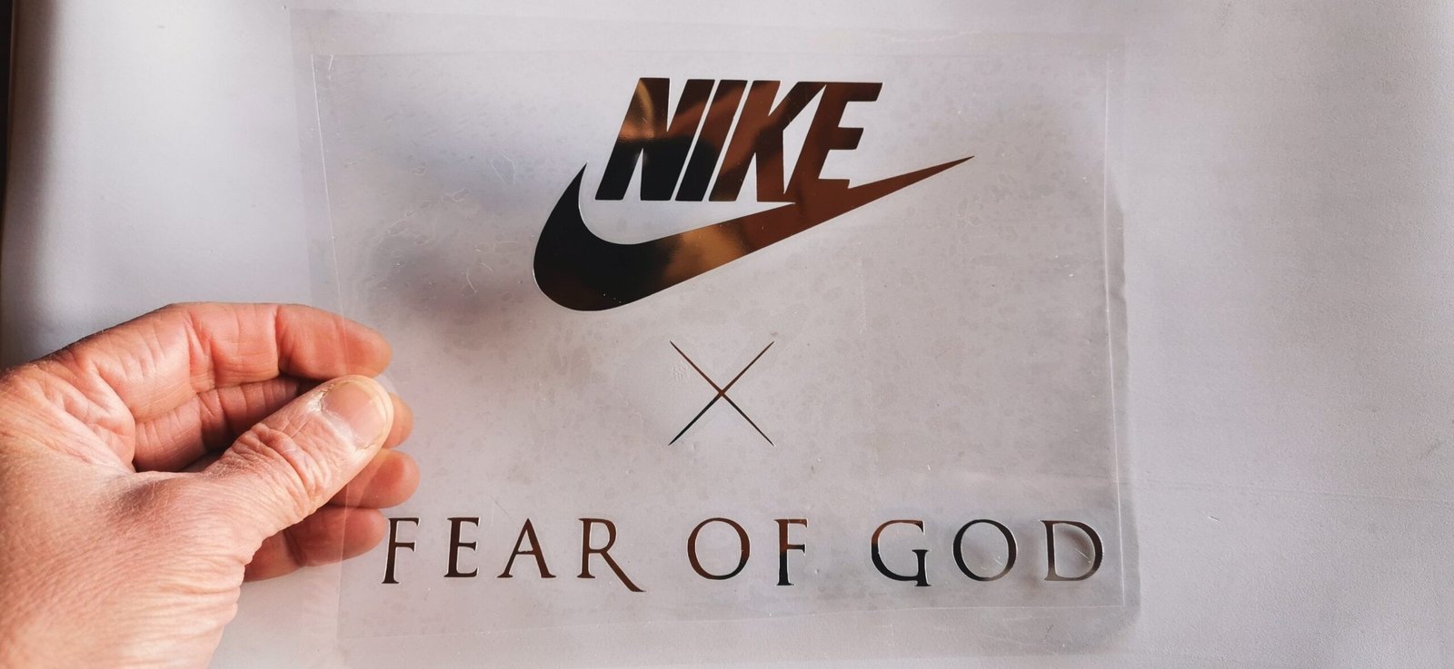 Nike x Fear of God Logo Iron-on Sticker (heat transfer) - Image 3