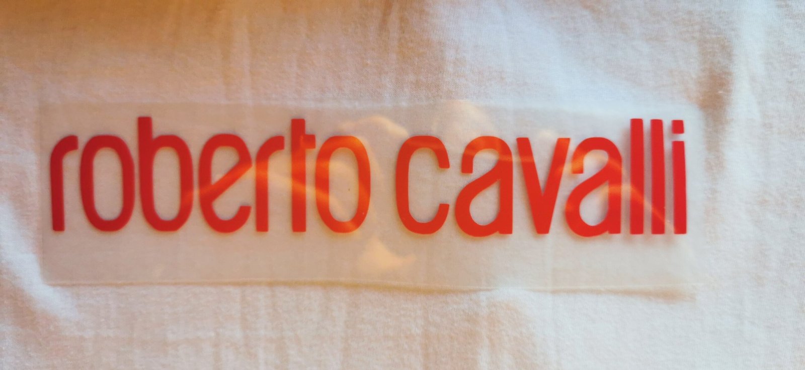 Roberto Cavalli Logo Iron-on Sticker (heat transfer) - Image 2