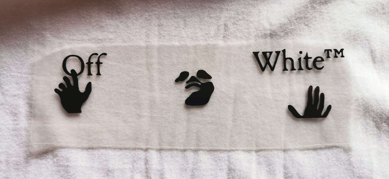 OFF WHITE NEW 2020 Logo Iron-on Decal (heat transfer) - Image 3