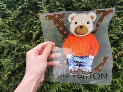 LV Louis Vuitton Bear Big Color Logo