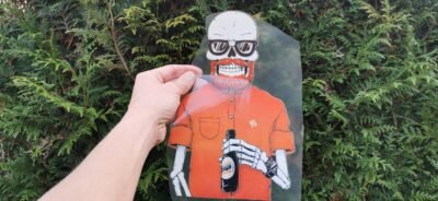 Daddy Skeleton Bear Logo