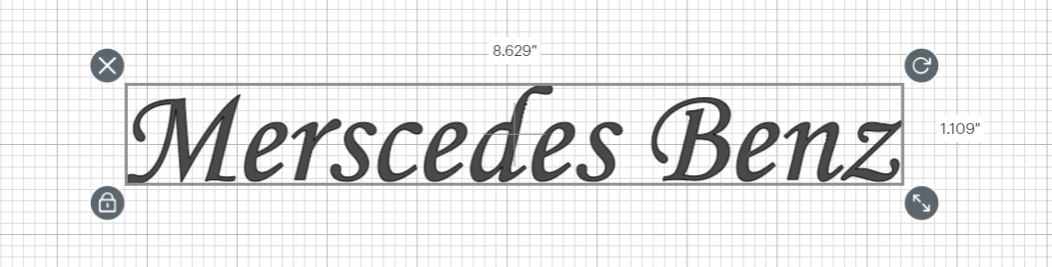 Mercedes Logo Iron-on Decal (heat transfer)