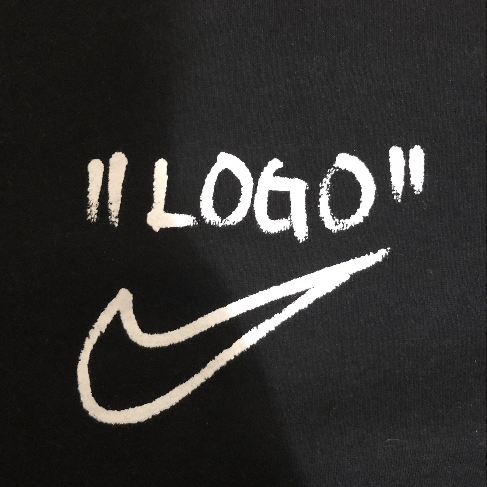 OFF WHITE x Nike Iron-on Decal (heat transfer)