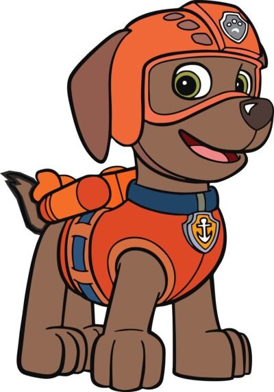 Paw Patrol Logo Iron-On Patch – Full-Color Print